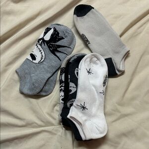 6ct Disney Nightmare Before Christmas Socks- NEW